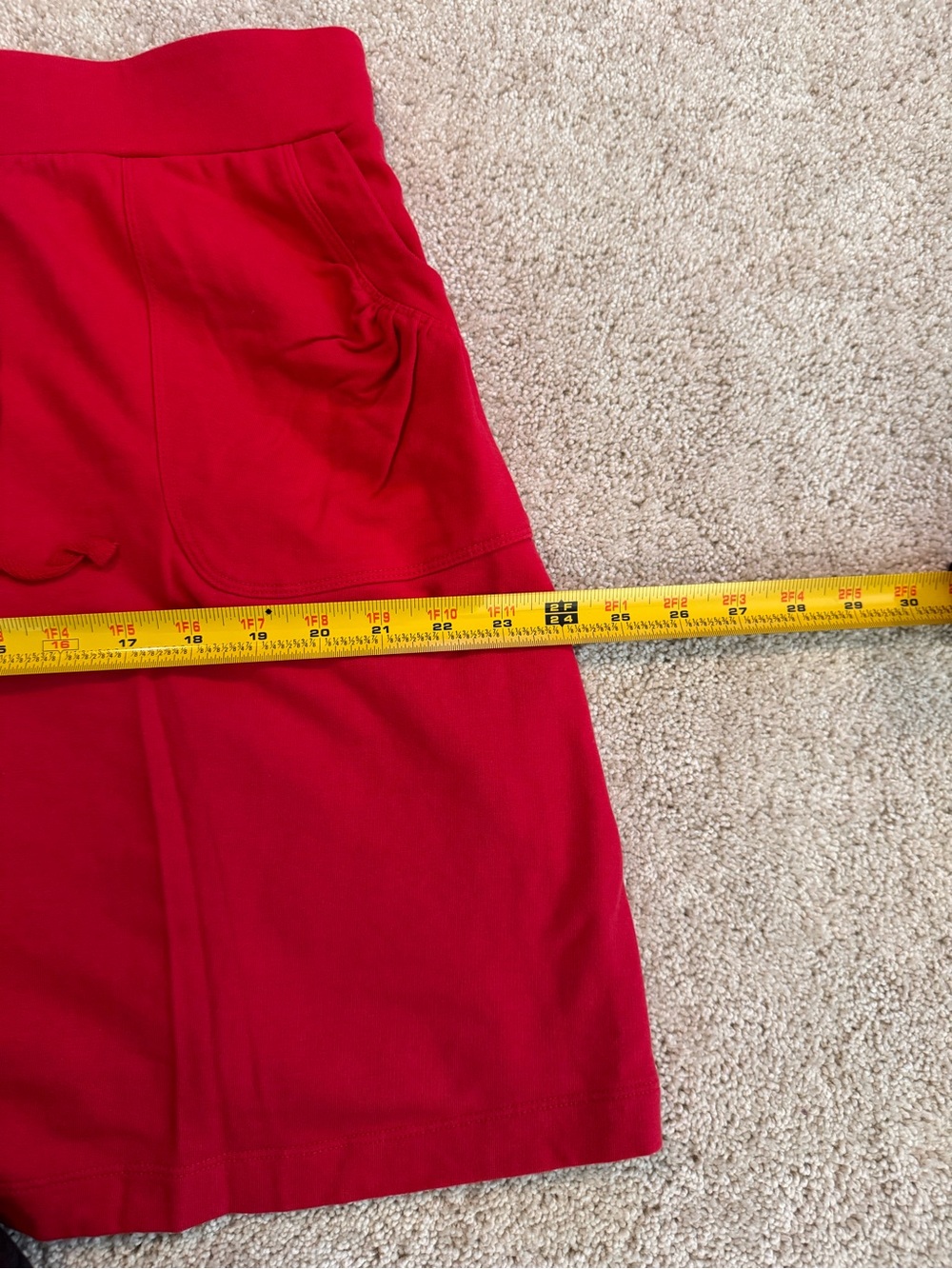 Susan Graver Red Skort - Picture 7 of 9